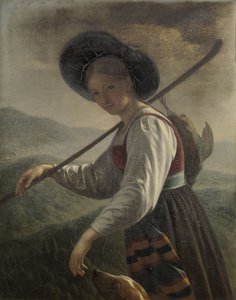 Contadina svizzera da Cornelis Cels