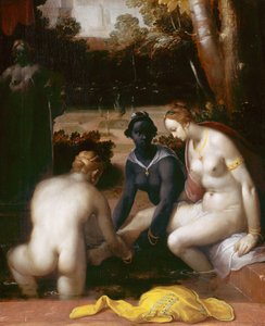 Betsabea al bagno, 1594