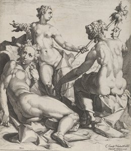 Le tre Parche da Cornelis Cornelisz van Haarlem