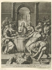 Nozze di Cana da Cornelis Cort