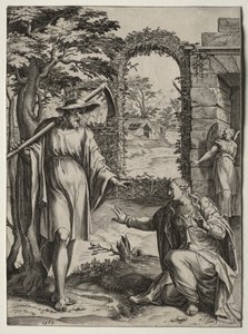 Cristo appare a Maria Maddalena da Cornelis Cort