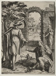 Cristo appare a Maria Maddalena, 1567 da Cornelis Cort