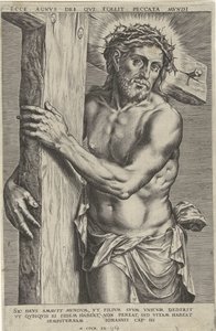 Cristo come Uomo dei Dolori da Cornelis Cort