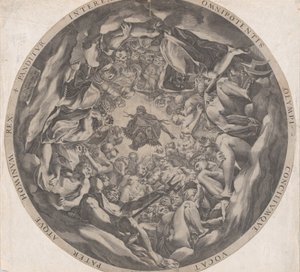Concorso degli dei sul Monte Olimpo, 1565