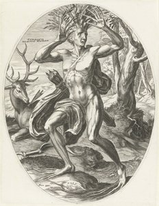 Ciparisso (Goden van de landbouw) da Cornelis Cort