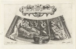 La nascita di Giacobbe ed Esaù da Cornelis Cort