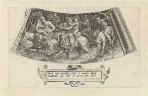 Il ritorno di Giacobbe a Canaan da Cornelis Cort