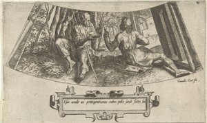 Esaù vende il suo diritto di primogenitura da Cornelis Cort