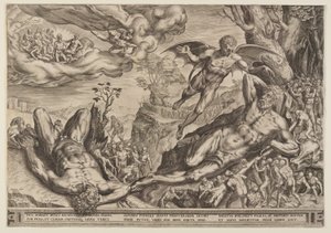 Ercole assediato dai Pigmei da Cornelis Cort