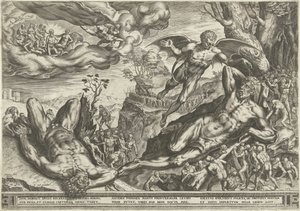 Ercole e i pigmei da Cornelis Cort