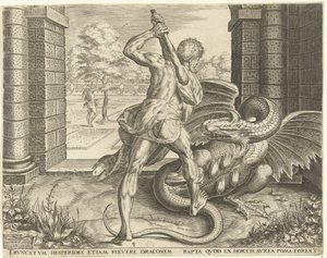 Ercole ruba le mele d