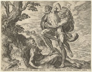 Ercole lotta con Anteo da Cornelis Cort