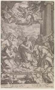 Adorazione dei Pastori da Cornelis Cort