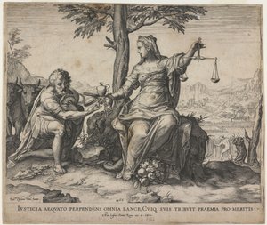 La giustizia premia il lavoro, 1566