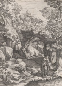 Maria Maddalena penitente nel deserto, 1573