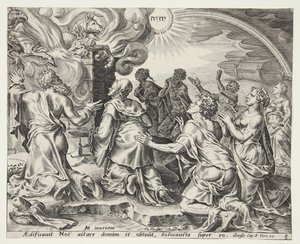Il sacrificio di Noè da Cornelis Cort