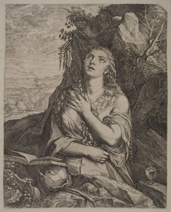 Santa Maria Maddalena penitente da Cornelis Cort