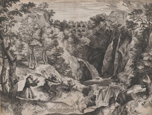 San Francesco riceve le stimmate da Cornelis Cort