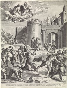 Lapidazione di Santo Stefano da Cornelis Cort