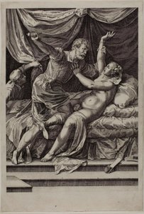 Tarquinio e Lucrezia da Cornelis Cort
