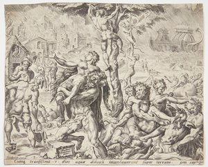 Il diluvio da Cornelis Cort