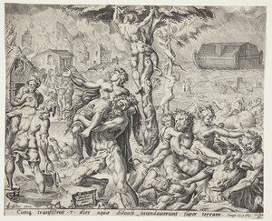 Il diluvio da Cornelis Cort