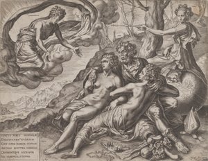 Le ricompense immortali della virtù, 1564 da Cornelis Cort