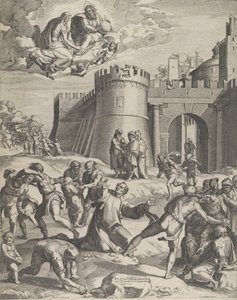 Il martirio di Santo Stefano, 1576