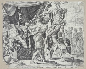 La derisione di Noè da Cornelis Cort