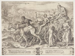 Il trionfo del desiderio da Cornelis Cort