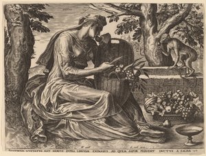Gustus da Cornelis Cort after Frans Floris I