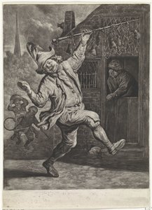 Il tagliacalli, ca. 1700 da Cornelis Dusart