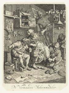 Il famoso calzolaio (De vermaarde Schoenmaaker) da Cornelis Dusart