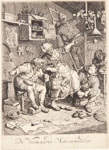 Un calzolaio da Cornelis Dusart