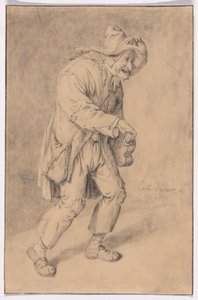 Suonatore di ghironda da Cornelis Dusart