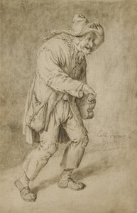 Suonatore di ghironda da Cornelis Dusart