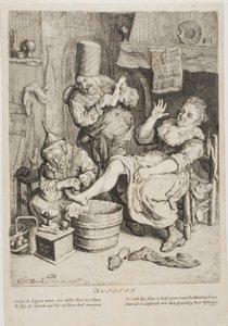 Il coppiere (Kopster) da Cornelis Dusart