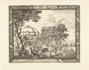 Veduta di Huis ten Bosch da Cornelis Elandts