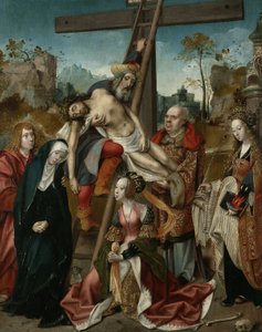 La deposizione, c.1510-20 da Cornelis Engelbrechtsen