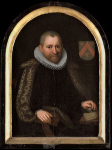 Ritratto di Gerrit Willemsz van Schoterbosch, 1620 circa (olio su tavola) da Cornelis Engelsz