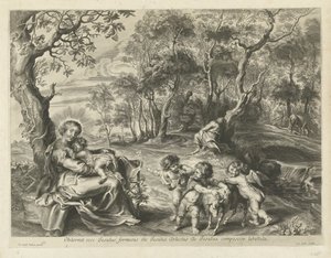 Riposo durante la fuga in Egitto