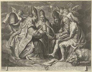 I quattro padri della Chiesa da Cornelis Galle (I)