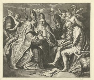I quattro padri della Chiesa da Cornelis Galle (I)