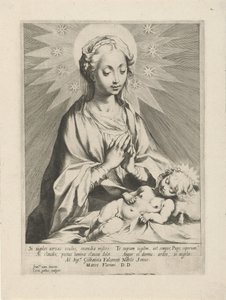 Maria adora il Bambino Gesù