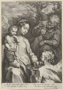 Maria nutre il Bambino