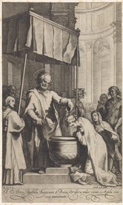 Pietro battezza Santa Prisca di Roma