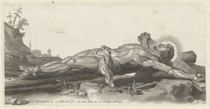 Cristo crocifisso a terra da Cornelis Galle (II)