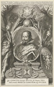Ritratto di Gaspar de Guzmán, conte di Olivares, duca di St. Lucar da Cornelis Galle (II)