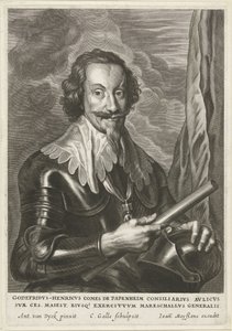 Ritratto di Gottfried Heinrich, conte di Pappenheim da Cornelis Galle (II)