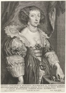 Ritratto di Enrichetta di Lorena da Cornelis Galle (II)